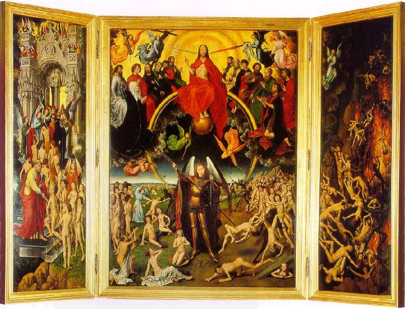 Hans Memling The Last Judgment Triptych China oil painting art